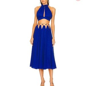 Cult Gaia Blue Skirt Set